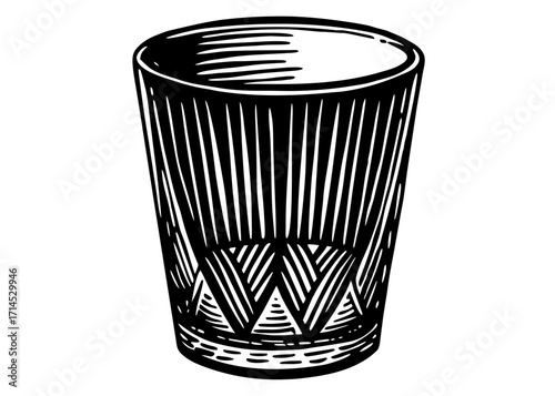 Glass Tumbler Silhouette, Drinkware SVG, PNG
