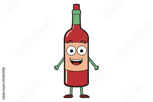 red wine bottle