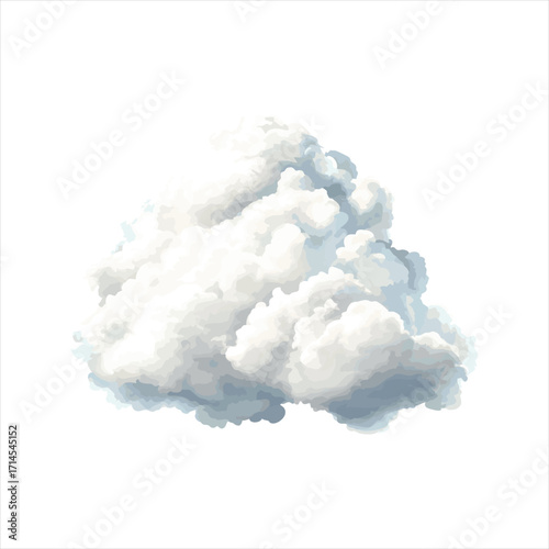 Fluffy Cumulus Cloud