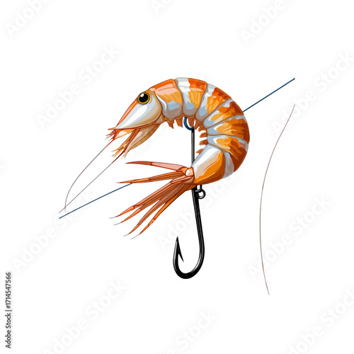 Shrimp Fishing Lure | Soft Plastic Bait for Saltwater & Freshwater