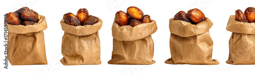 Freshly baked bread assortment, a collection of various types in bags different