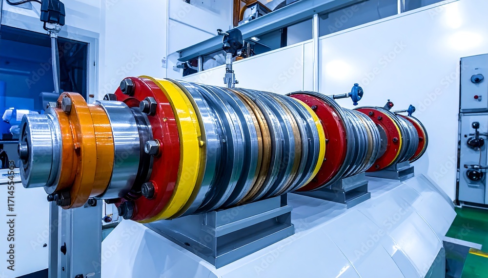 Obraz premium Industrial machinery component