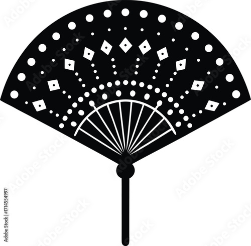 fan isolated on white background