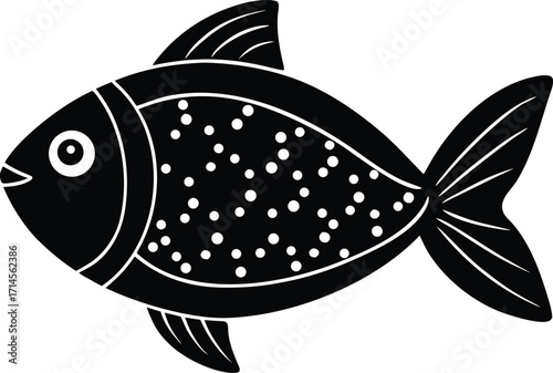 fish on a white background