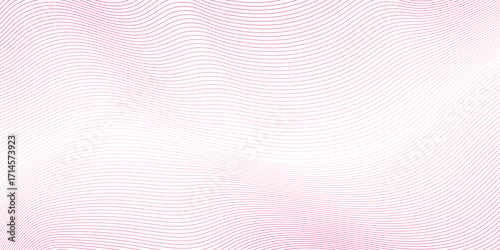 Vibrant abstract colourful wave lines on dark background | Network connection | Bigdata | Red wave of illumination in futuristic | Minimalistic abstract background with lines