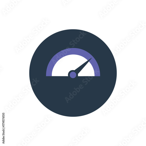 Speed meeter vector. 