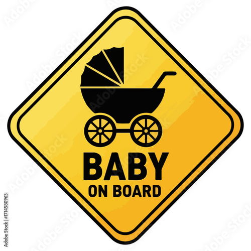 Baby on Board Sign - Safety First for Little Ones.