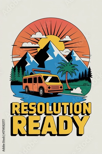 Retro Van Adventure: Resolution Ready for Mountain Escapes and T