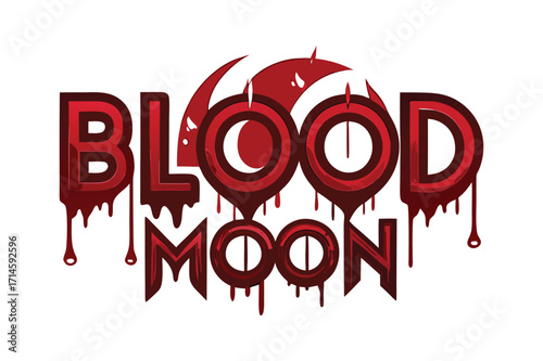 Blood Moon: Dramatic Lunar Eclipse in Red Sky