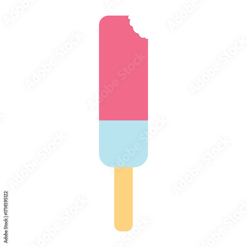 Ice cream vector, sweet ice cream isolated on white background, vector various ice cream icons.