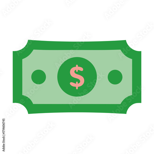 vector illustration of a dollar sign