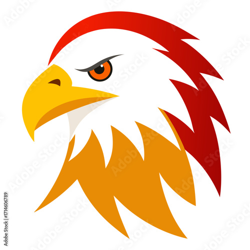 eagle head vector illustration