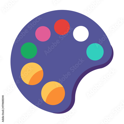 vector illustration of a game controller