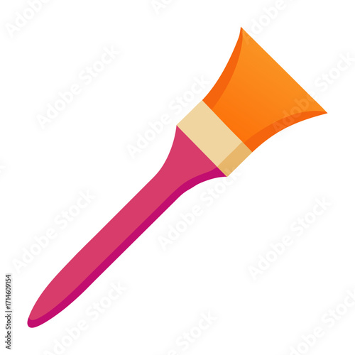 paint brush vector illustration