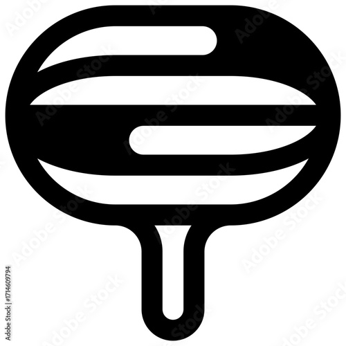 Jojoba oil. Outlined stroke vector icon with black-filled details.