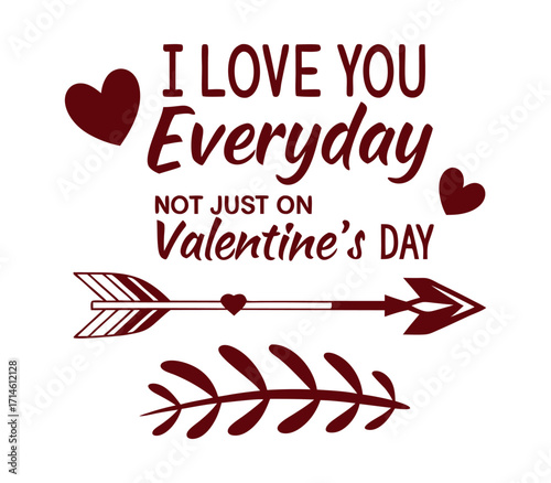 Graphic Design Featuring the Text “I Love You”
