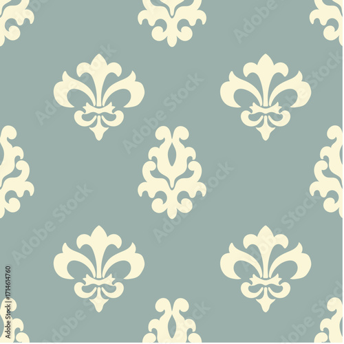 seamless pattern for background with plant and flower theme