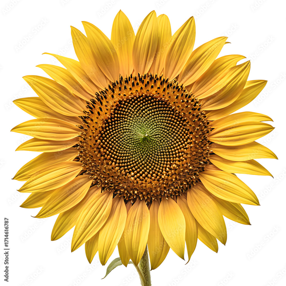 Fototapeta premium sunflower isolated