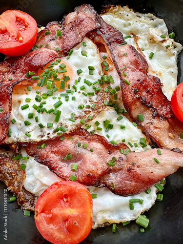 Ham and eggs