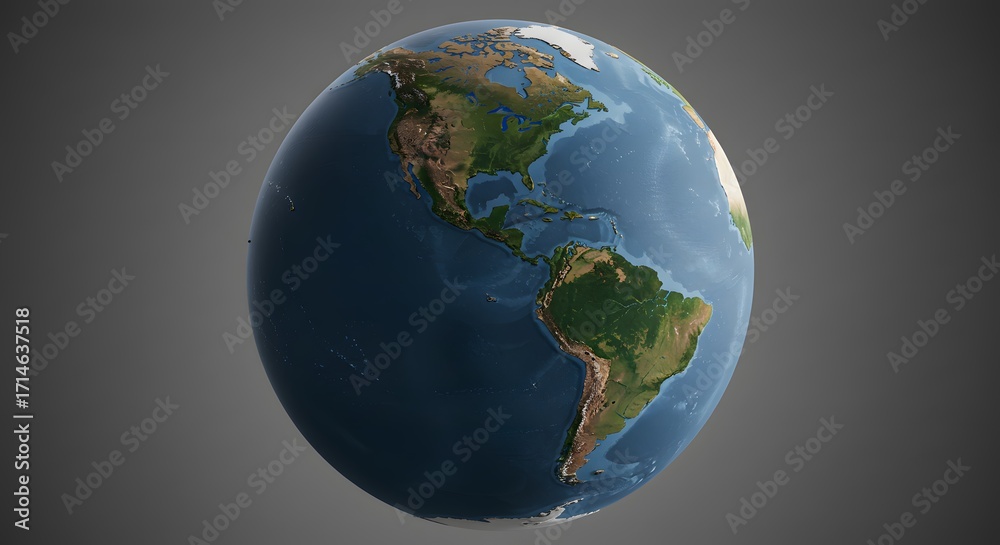 Fototapeta premium Americas globe image