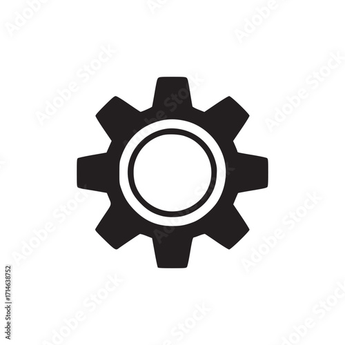 Illustration of a cogwheel the cogwheel is a symbol of mechanics, engineering, and industry, and it is often used to represent processes, systems, and technology it is a simple and clean design