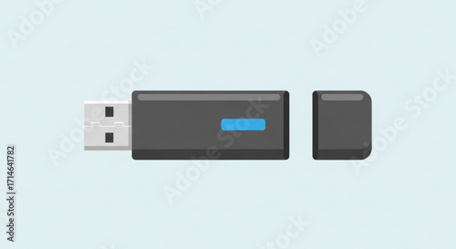 Download usb drive vector illustration for data storage and transfer portable memory stick flash drive icon design
