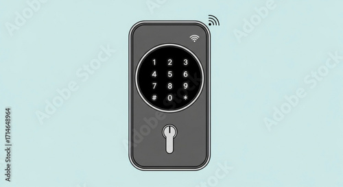 Smart lock keypad digital door lock wireless security system home automation access control technology device