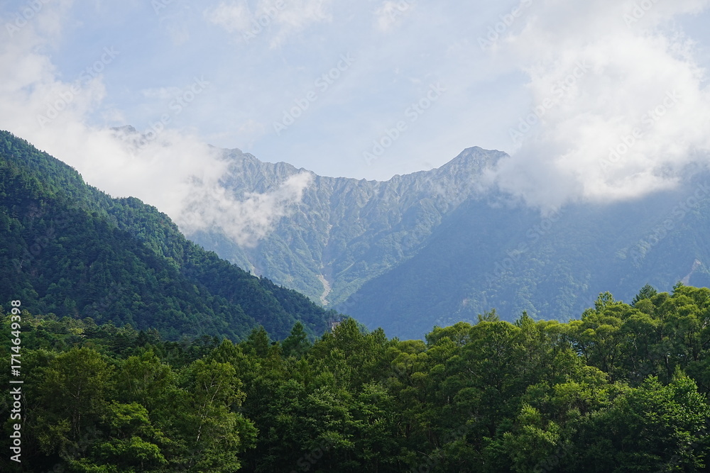 Obraz premium Kamikochi in Nagano, Japan - 日本 長野 上高地