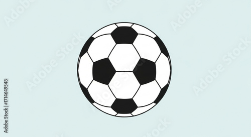 Downloadable soccer ball vector graphic for sports enthusiasts and graphic designers alike for football use