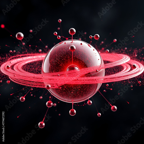 antimatter 3d representation, can be used to represent graviton, antiparticles or astrophysics singularity