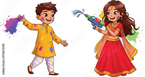 Happy children playing hide and seek behind tall trees, outdoor fun in nature, kids enjoying playful summer activities together outside.Happy kids celebrating 