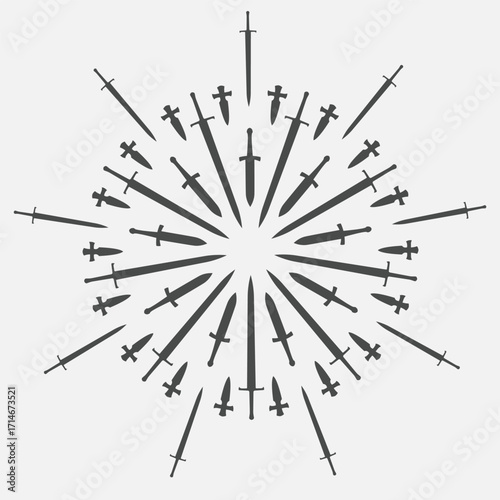 swords around