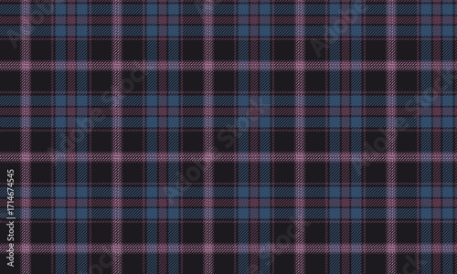 Seamless plaid pattern in brown, blue, and purple. Elegant and vibrant. Perfect for textiles, clothing, skirts, dresses, shirts, or pants that require a classy touch.