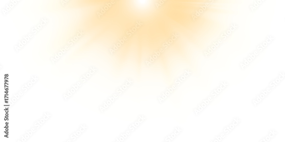 Obraz premium Sun Light Png Overlay
