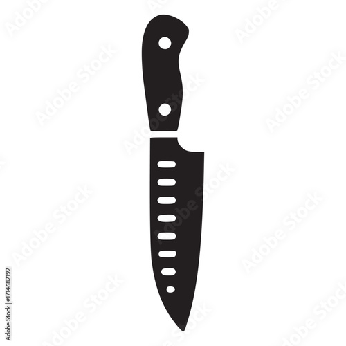 Illustration of a kitchen knife this simple and modern design is perfect for websites, apps, and print materials related to cooking, kitchen utensils, or culinary arts the clean lines and minimalist s