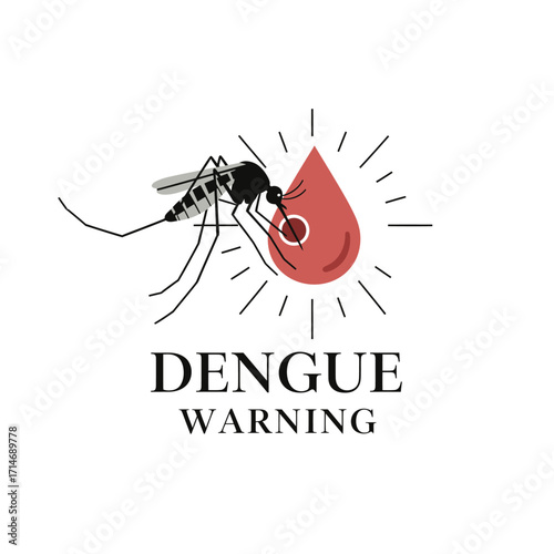 warning disease dengue mosquito malaria virus insect vector fever sign health