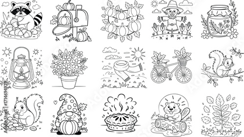 Cute Coloring Pages For kids, Bold And easy, Illustration, Art, Design