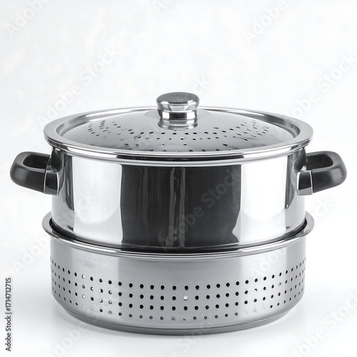 Stainless steel double boiler, perfect for steaming
