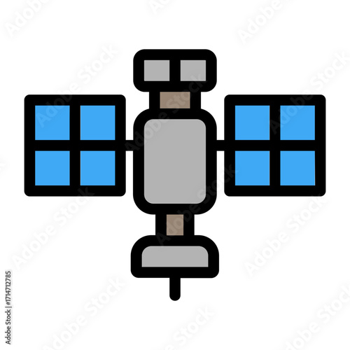 Fototapeta Naklejka Na Ścianę i Meble -  Space Station Icon