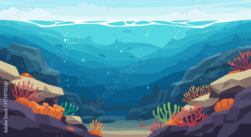 Dive into an underwater paradise full of vibrant coral reefs and clear ocean waters, perfect for nature lovers and ocean adventurers
