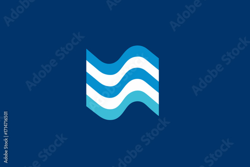 vector illustration of an abstract background with waves