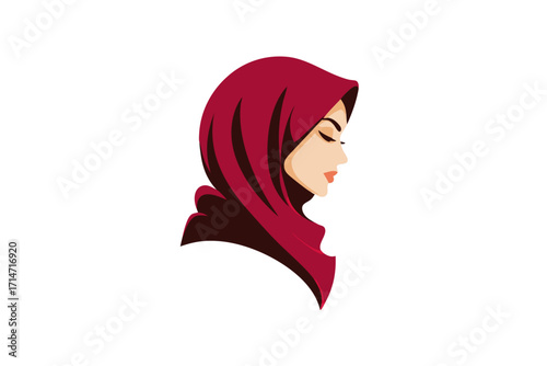 woman, hair, face, beauty, vector, illustration, 