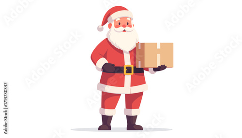 santa claus with gifts