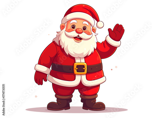 cartoon santa claus