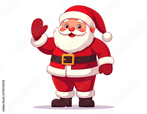 santa claus with a bag