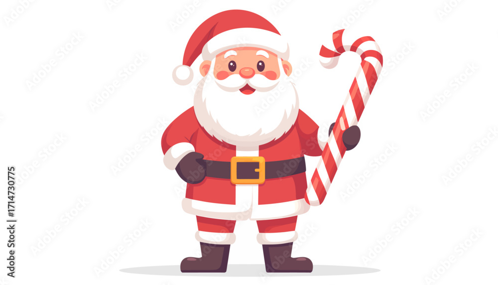 Fototapeta premium santa claus isolated on white background