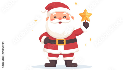 santa claus with a bag