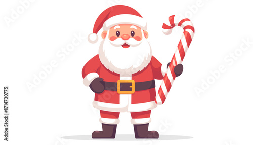 santa claus isolated on white background