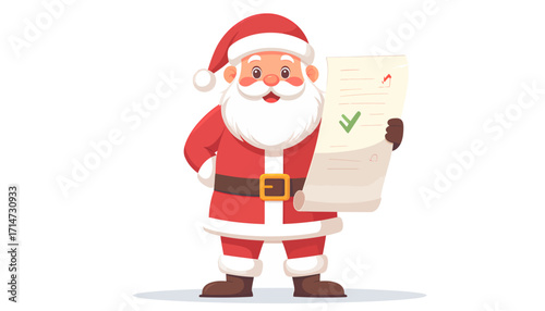 santa claus isolated on white