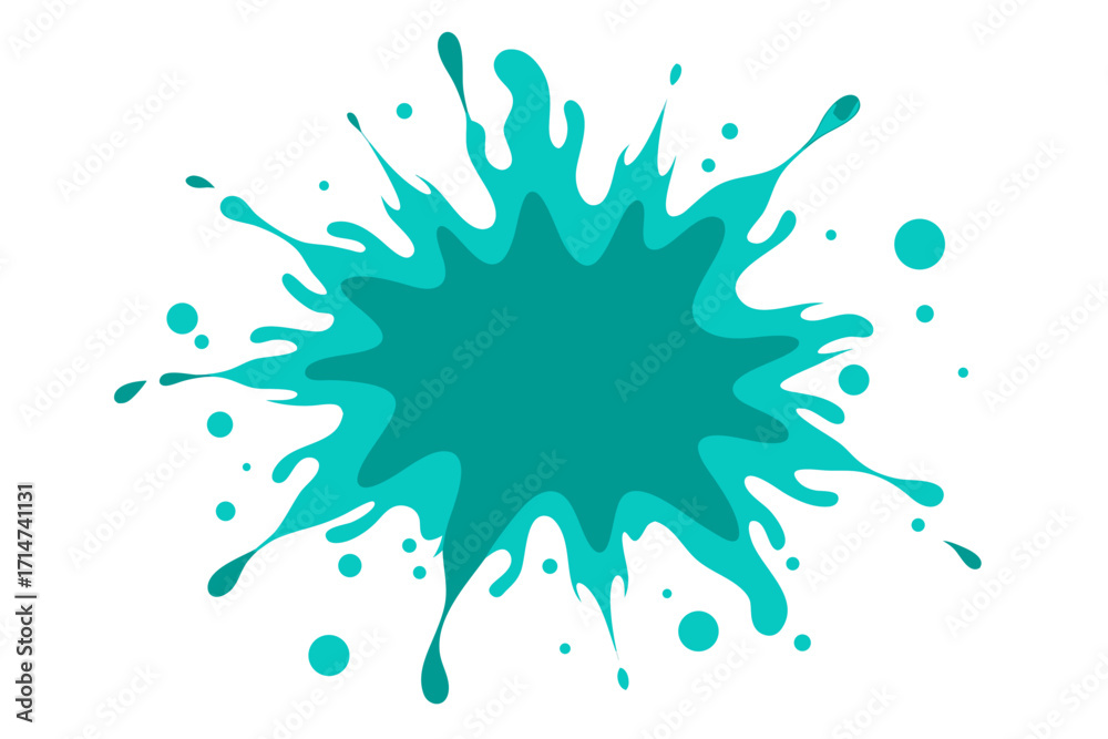 Fototapeta premium vector illustration of a splash of paint